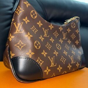 Louis Vuitton Brown and Black Monogram Shoulder Bag